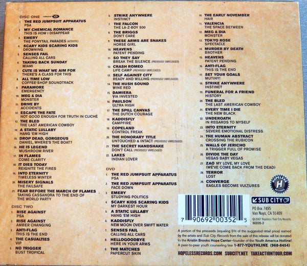 Various : Take Action! Volume 6 (CD, Comp, Enh + CD, Comp + DVD-V, Comp, NTSC)