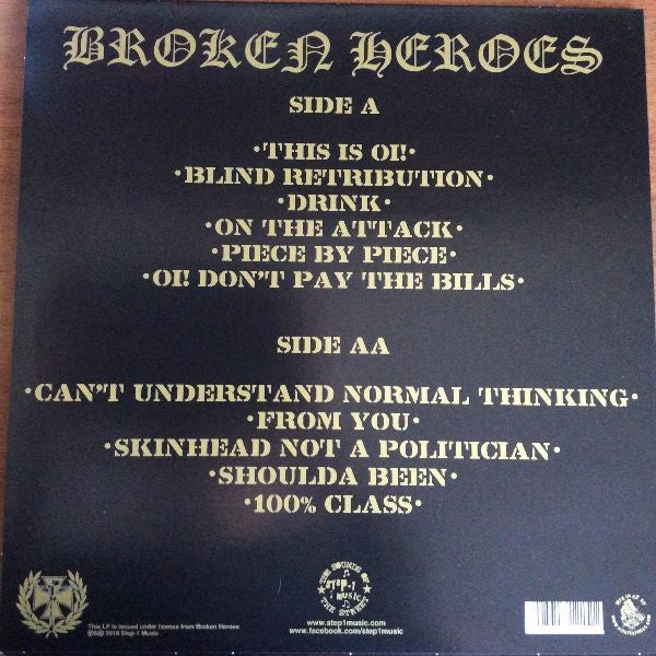 Broken Heroes (2) : This Is Oi! (LP, Album, RE, Gol)