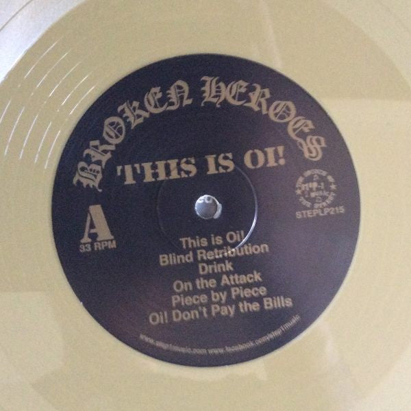 Broken Heroes (2) : This Is Oi! (LP, Album, RE, Gol)