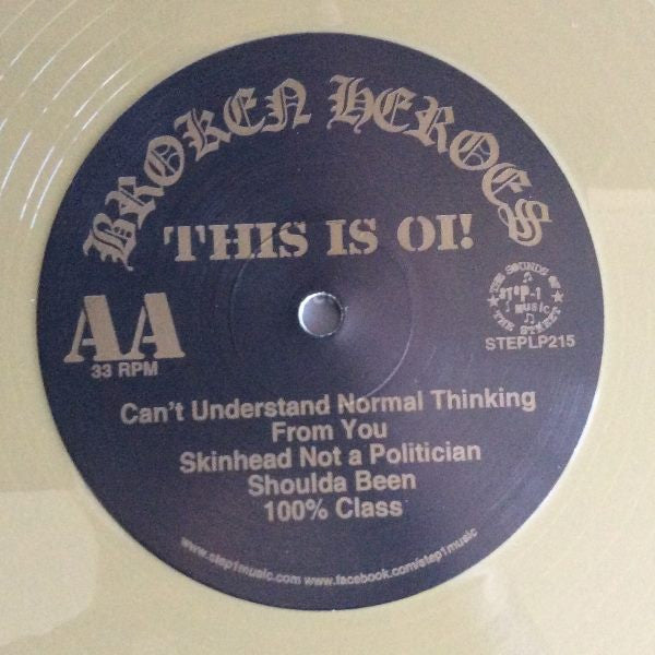 Broken Heroes (2) : This Is Oi! (LP, Album, RE, Gol)