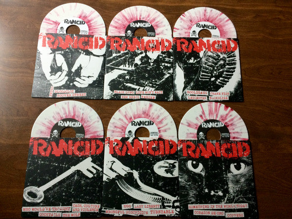 Rancid : Life Won't Wait (6x7", Album, RE, Whi)