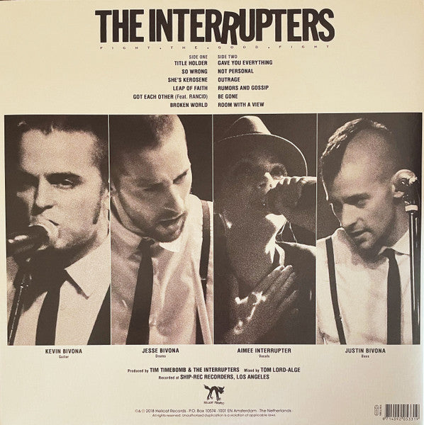The Interrupters : Fight The Good Fight (LP, Album)
