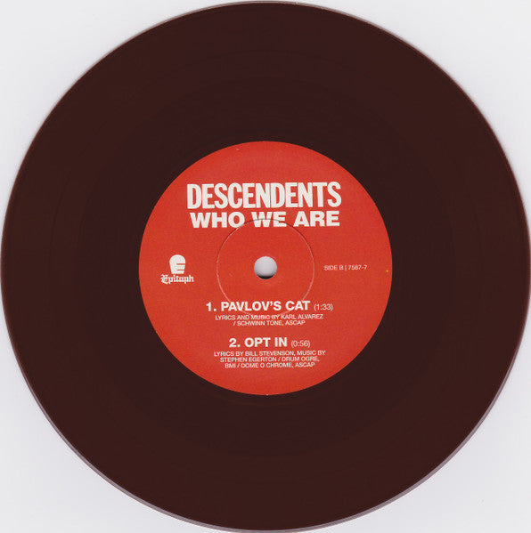 Descendents : Who We Are (7", Single, Ltd, RP, Bro)