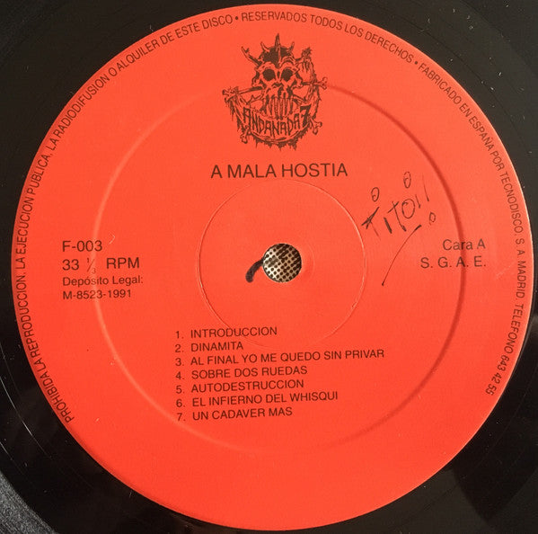 Andanada 7 : A Mala Hostia (LP, Album)