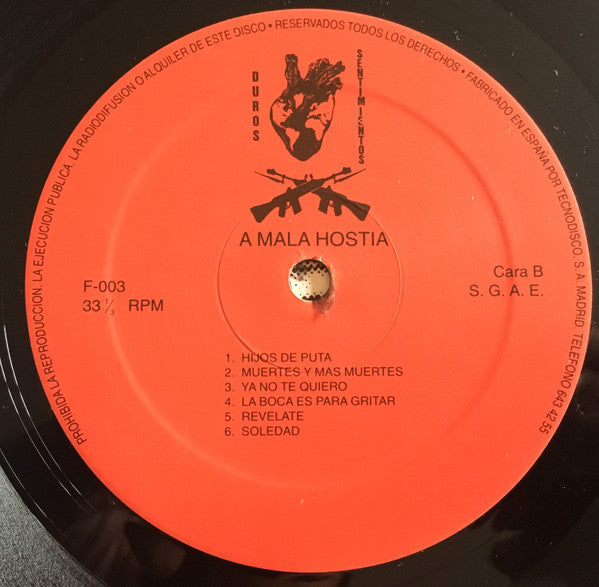 Andanada 7 : A Mala Hostia (LP, Album)