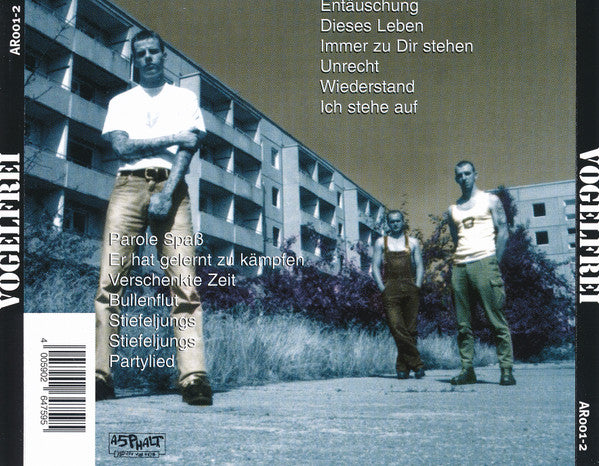 Vogelfrei : Stiefeljungs Lieder 1994 - 1998 (CD, Album)
