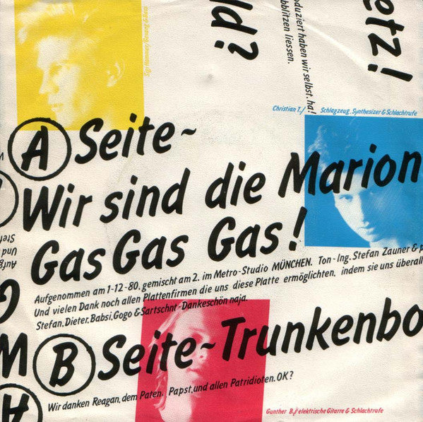 Marionetz : Wir Sind Die Marionetz (7")