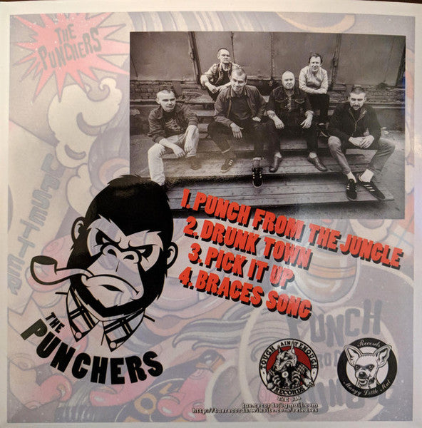 The Punchers (2) : Punch From The Jungle  (7", EP, Ltd)