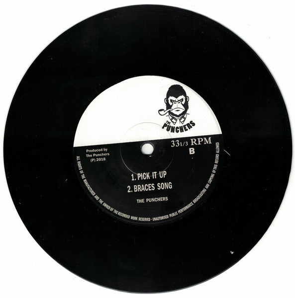 The Punchers (2) : Punch From The Jungle  (7", EP, Ltd)