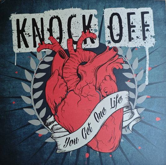 Knock Off : You Get One Life (LP, Album, Blu + CD, Album)