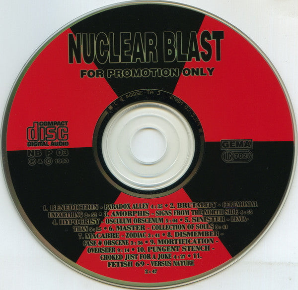 Various : Nuclear Blast (11 Song Promotional CD) (CD, Promo, Smplr)