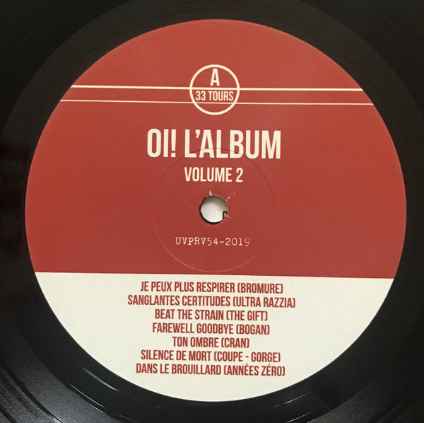 Various : Oi! L'album Volume 2 (LP, Album)