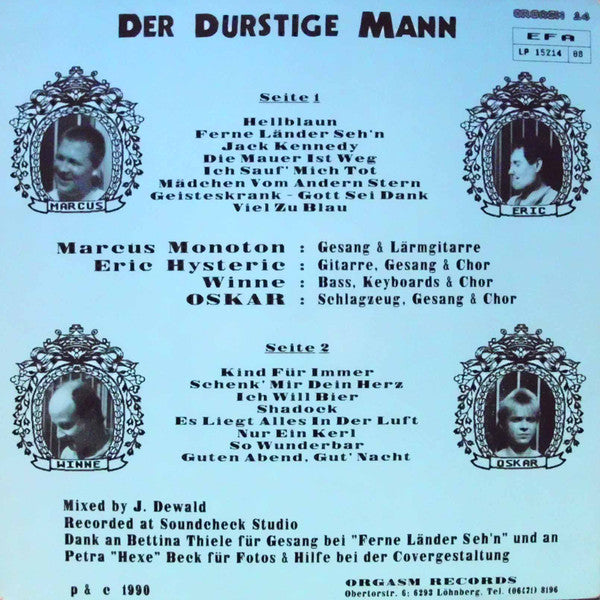 Der Durstige Mann : Hellblaun (LP, Album)