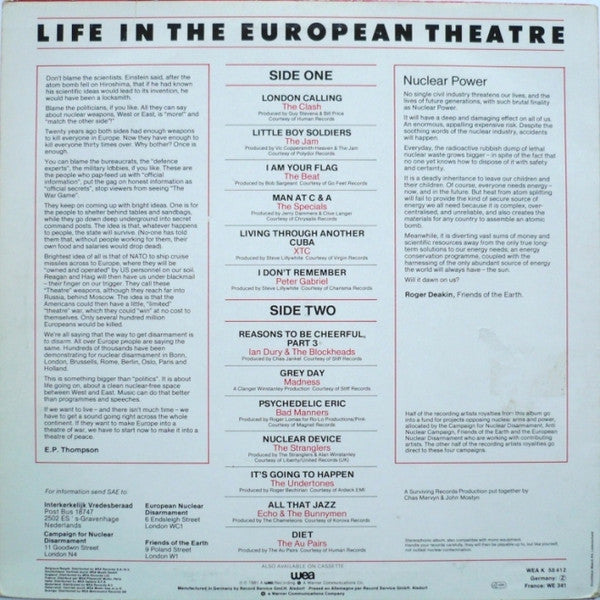 Various : Life In The European Theatre (LP, Comp)