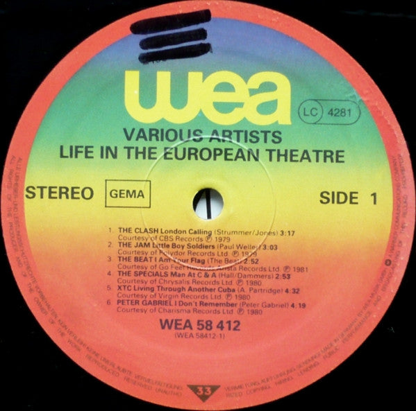 Various : Life In The European Theatre (LP, Comp)