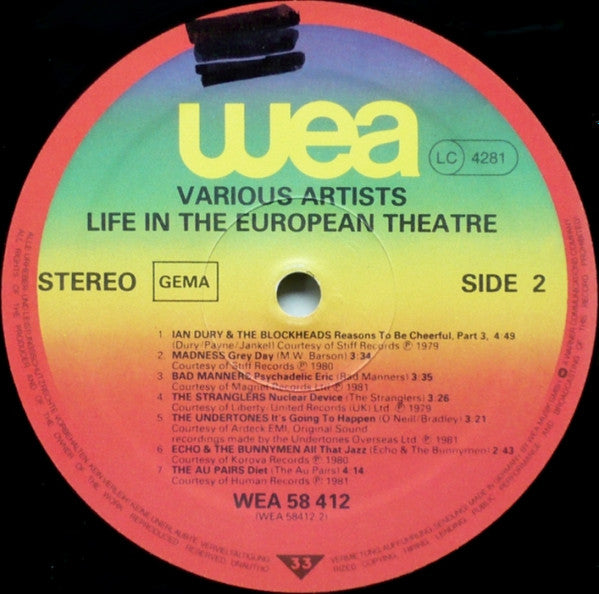 Various : Life In The European Theatre (LP, Comp)