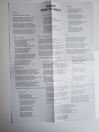 Bomber 19 : Hunde Des Krieges  (LP, Comp, Ltd, RP, Pin)