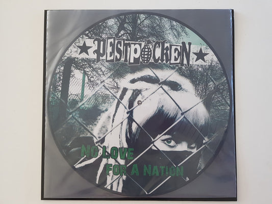 Pestpocken : No Love For A Nation (LP, Album, Ltd, Pic, RE)