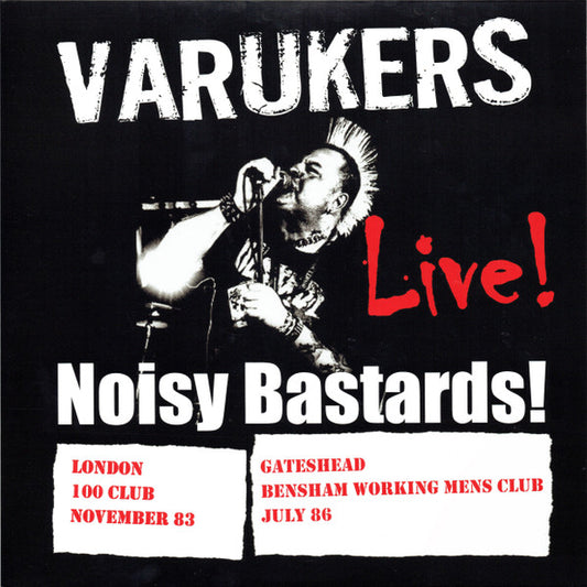 The Varukers : Noisy Bastards! (LP, Album, Pur)
