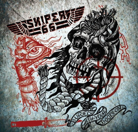 Sniper 66 : Buried With Your Boots On (7", EP, Ltd)