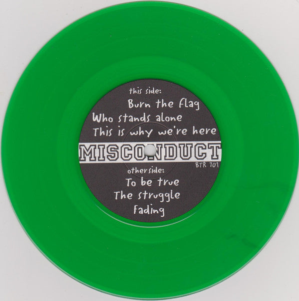 Misconduct : Signed In Blood (7", Tra)