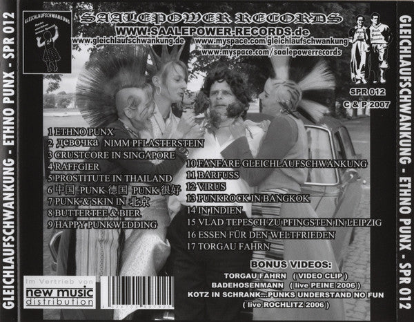 Gleichlaufschwankung : Ethno Punx (CD, Album, Enh)