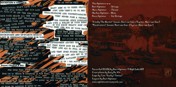 The Heartaches / The Agitators : The Heartaches / The Agitators (7")