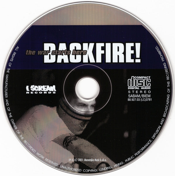 Backfire! : The War Starts Here (CD, EP)