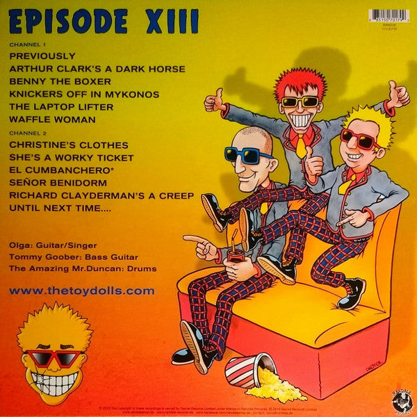 The Toy Dolls* : Episode XIII (LP, Album, Ltd, RP, Red)