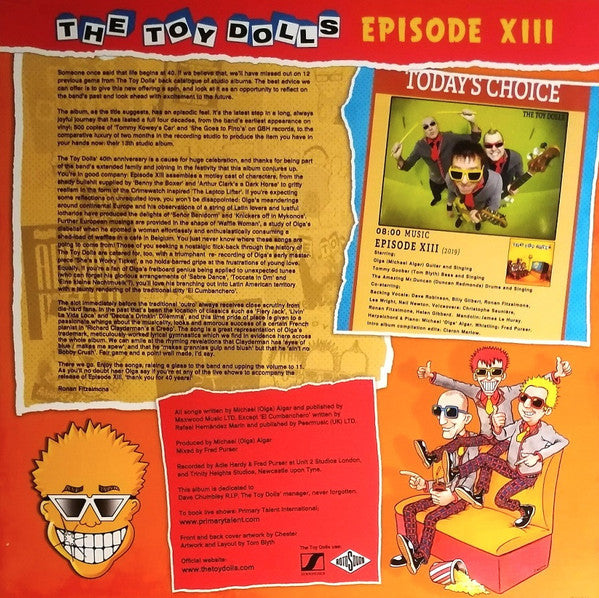 The Toy Dolls* : Episode XIII (LP, Album, Ltd, RP, Red)