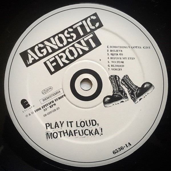 Agnostic Front : Something's Gotta Give (LP, Album)