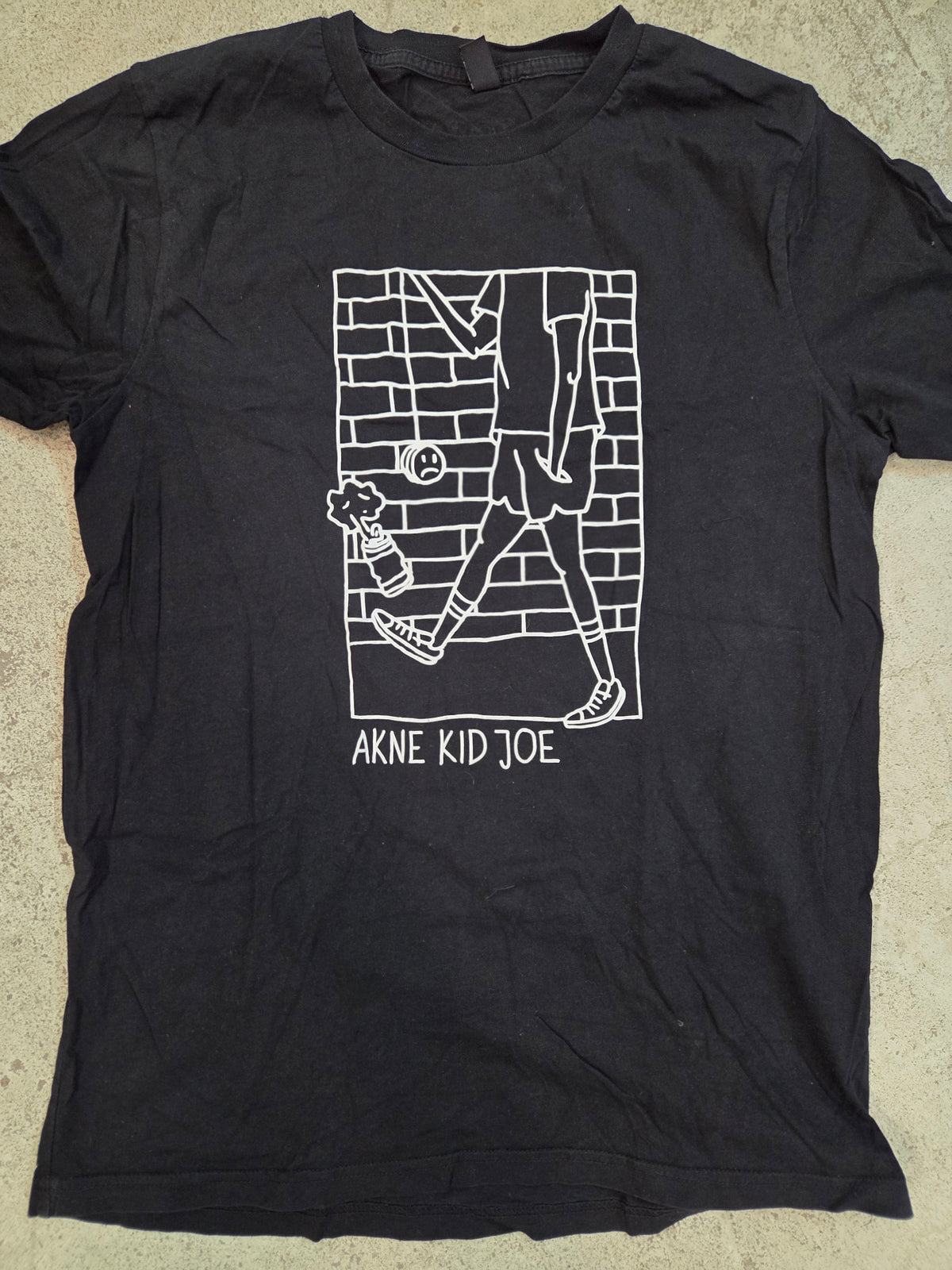 Akne Kid Joe - Never Give Up A Fight T-Shirt (M / 2nd Hand) Left Over!