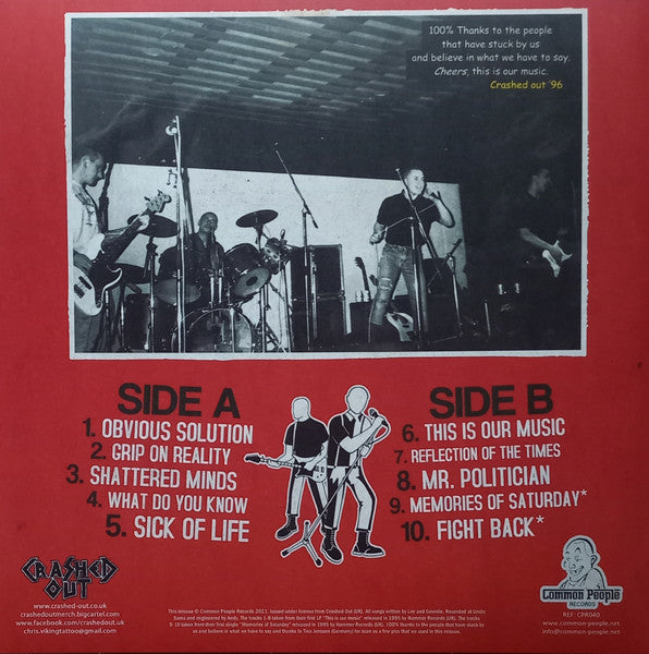 Crashed Out : This Is Our Music (LP, Album, RE)