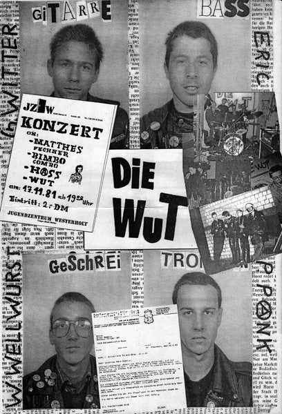 Die Wut : Die Wut E.P. (7", EP, RE)