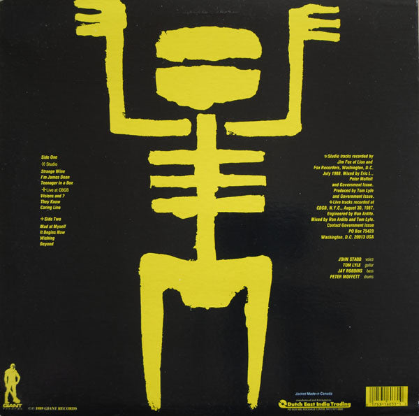Government Issue : Strange Wine E.P. (12", EP)