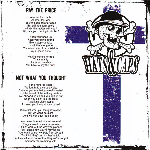 Hats & Caps : Hats & Caps (7", EP, Ltd, Num, Red)