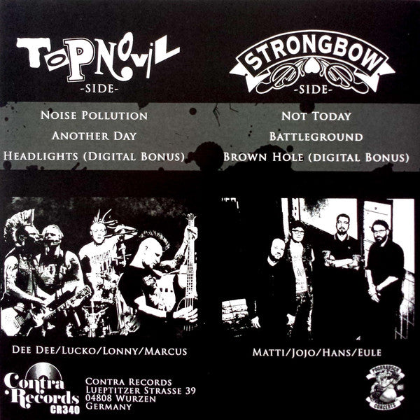 Strongbow / Topnovil : Strongbow / Topnovil (7", EP, Ltd)