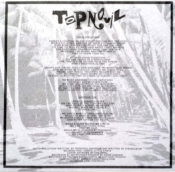 Strongbow / Topnovil : Strongbow / Topnovil (7", EP, Ltd)