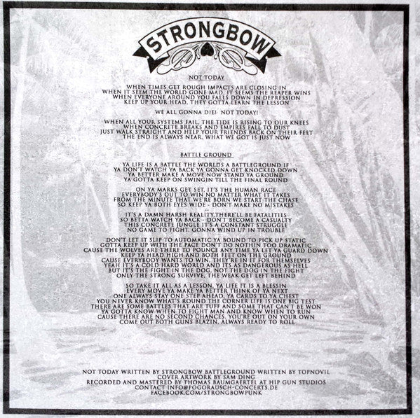 Strongbow / Topnovil : Strongbow / Topnovil (7", EP, Ltd)