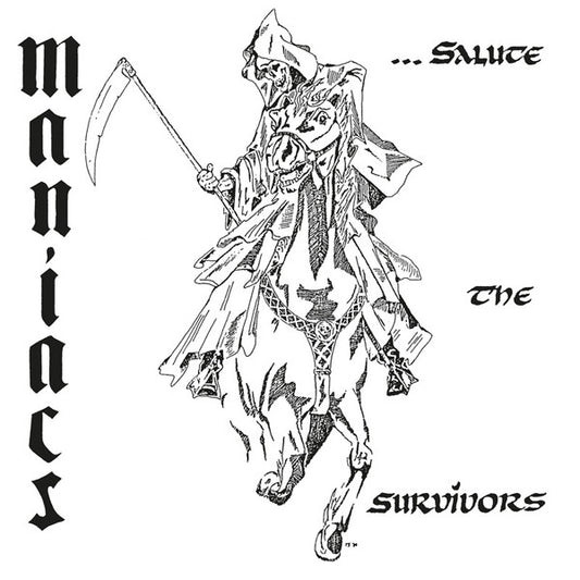 Maniacs (3) : ...Salute The Survivors (7", EP, RE, Red)