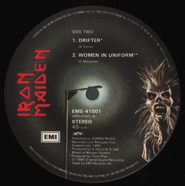Iron Maiden : Live!! +One (12", EP)