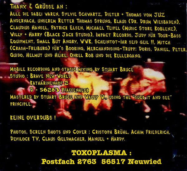 Toxoplasma : Spielen Ihre Lieder ! (CD, Album)
