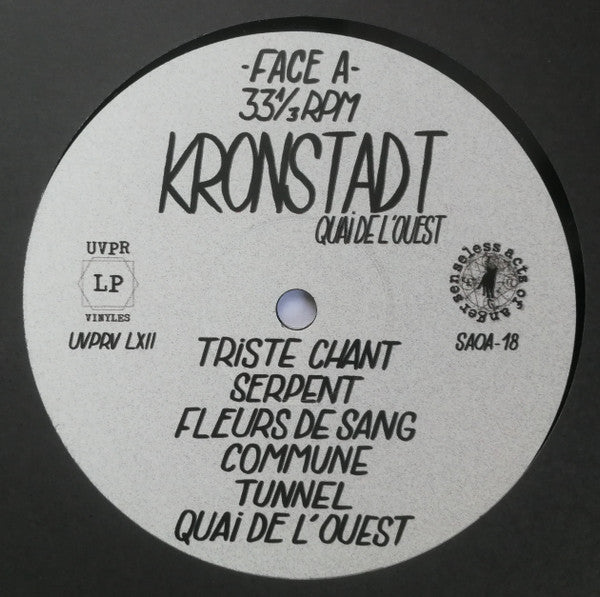 Kronstadt (7) : Quai De L'Ouest (LP, Album)