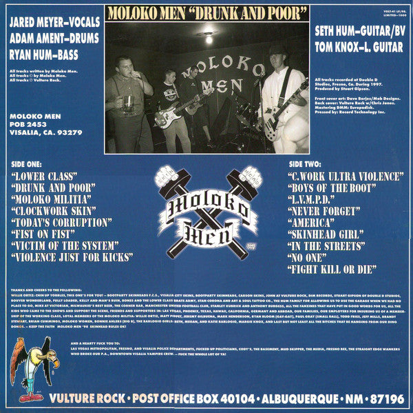 Moloko Men : Drunk And Poor (LP, Album)