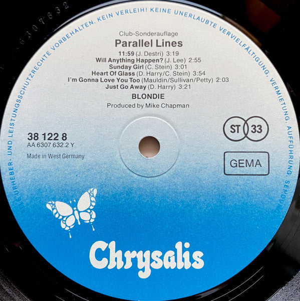 Blondie : Parallel Lines (LP, Album, Club)