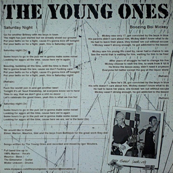 The Young Ones (6) / Bottlejob : The Young Ones / Bottlejob (7")