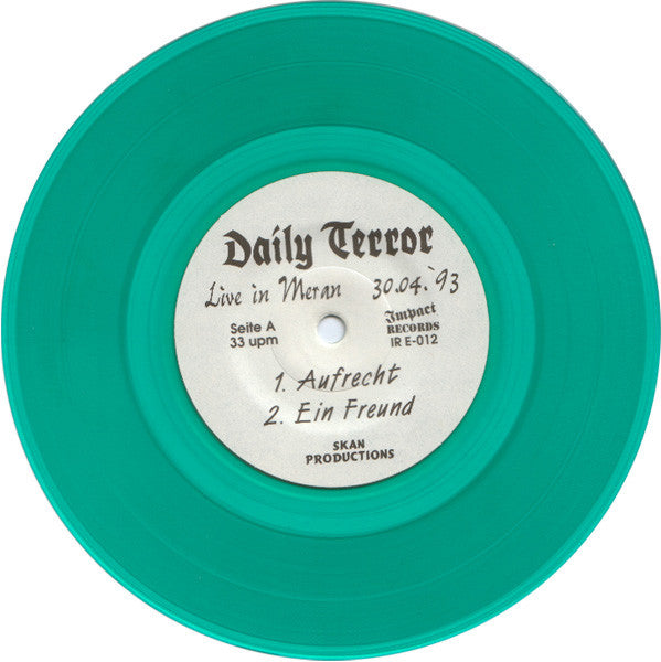 Daily Terror / Dödelhaie : Live In Meran (7", EP, Gre + 7", EP, Red)
