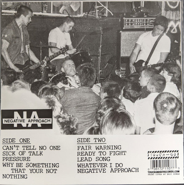 Negative Approach : Negative Approach (7", EP, Ltd, RE, RM)
