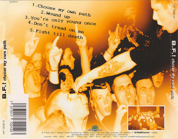 B.F.!* : Choose My Own Path (CD, EP)