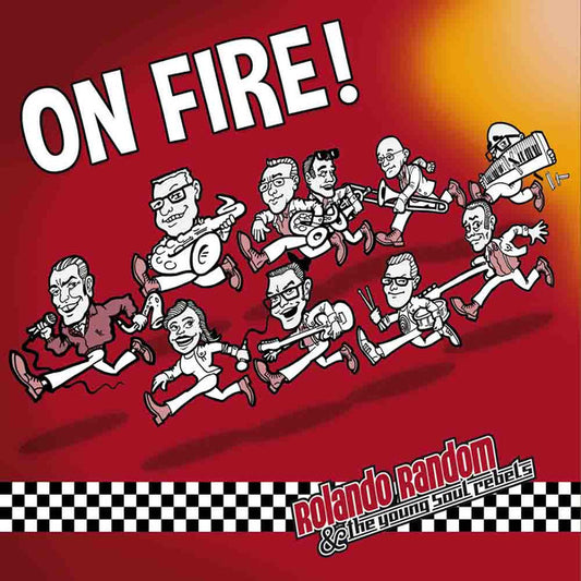 Rolando Random & The Young Soul Rebels : On Fire! (LP, Album, Ltd, Num)